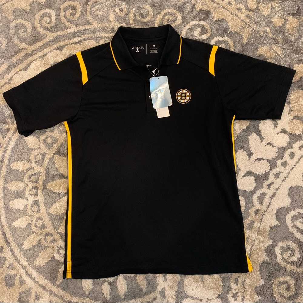 NWT Boston Bruins NHL x Antigua Polo Shirt Men’s Size Medium